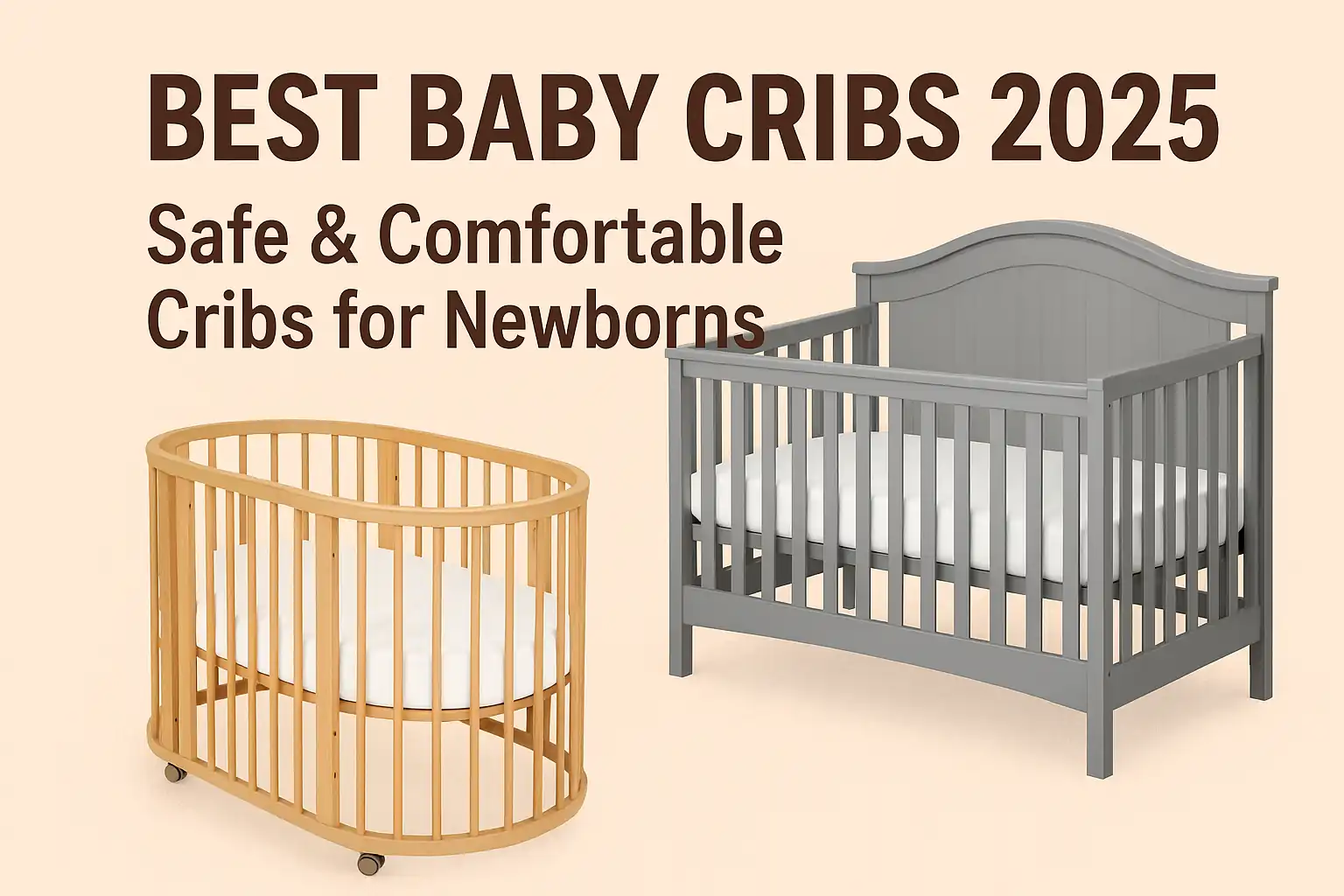 Read more about the article Best Baby Cribs 2025 – Safe, Comfortable & Affordable Crib Options for Newborns